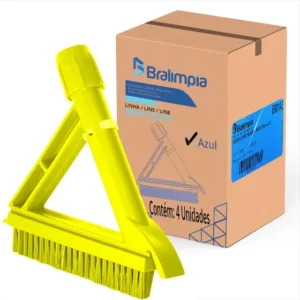 Escova Limpar Rejunte Azulejo Parede Piso Limpa Tudo Kit 4