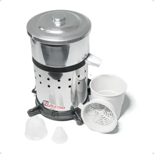 Extrator Espremedor Industrial Profissional Sucos Laranja Cor Prateado Frequência 50 Hz