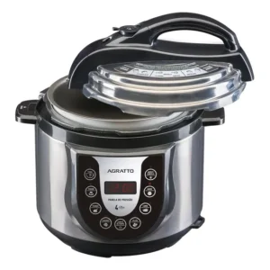 Panela Pressão Elétrica Digital Timer Inox Agratto Ped-02