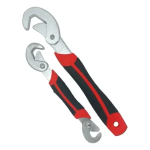 Kit Ferramentas Chave Inglesa Universal Oficina Aperto Porca Preto/vermelho