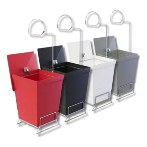 Lixeira Banheiro Lavabo Com Suporte Papel Higiênico Stolf