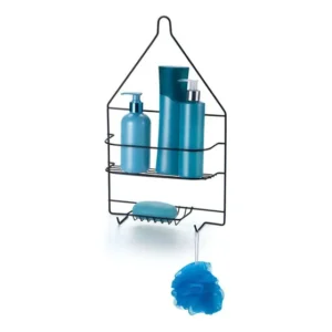 Suporte Duplo Porta Shampoo E Sabonete Master - Arthi Preto