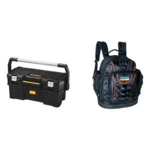 Mochila De Ferramentas Tramontina + Caixa Dewalt Dwst24070 Preto
