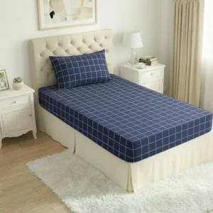 Jogo De Lençol Cama Solteiro Size 2 Peças Box Estampado Com Elástico Malha 100% Algodão Cozzilar Toque Macio Hotel Pousada Modelo 13