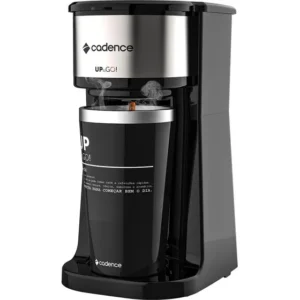 Cafeteira Elétrica Cadence To Go Com Copo Térmico Cor Preto