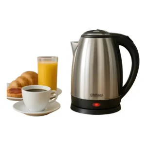 Chaleira Elétrica Inox 2L Startools 220V Desligamento Automático Rotativa
