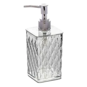 Porta Sabonete Líquido Acrílico Glamour Dispenser Sabonete Cor Incolor