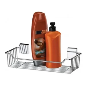 Suporte Porta Sabonete Shampoo Prateleira Banheiro Inox 7501