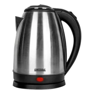 Chaleira Elétrica 220v 2l Aço Inox 1500w Modelo Premium Ferve Rápido Chá Café Inmetro Cor Inox Com Preto 220v