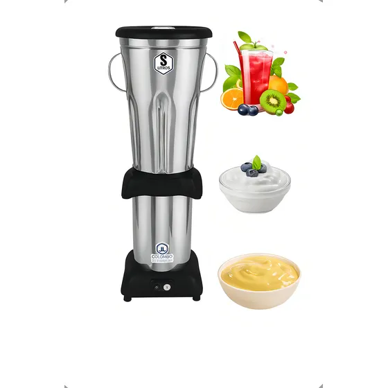 Liquidificador Jl Colombo 800w 8l Inox Baixa Rotação Cor Aço Inoxidável