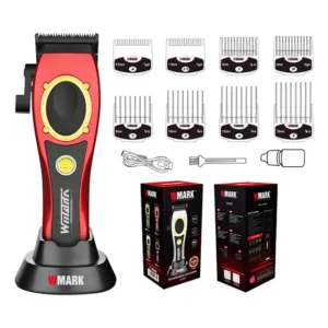 Maquina Corte Cabelo Ng 7030 Vermelho Profissional Wmark