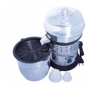 Espremedor De Laranja Industrial Copo 3 Litros 500w Bivolt Cinza 127/220v 60