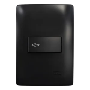 Conjunto 4x2 Pulsador Para Campainha 16a Fame Habitat Black Preto 127/220v