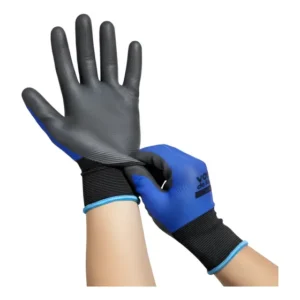 Luva Volk Tátil Foam Proteção Alta Temperatura Volk Ca 51248 Cor Azul/preto Tamanho 8 (m)