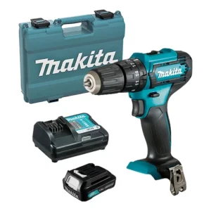 Kit Parafusadeira Furadeira De Impacto Makita + Maleta Cor Azul