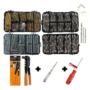 Kit Mil Pçs Parafuso Bucha Arruela Prego Rebite Top10