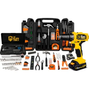 Jogo De Ferramentas 169 Peças E Furadeira Parafusadeira 12v