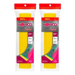 Esponja Refil Sekito Noviça Bettanin Rodo Magico Amarelo