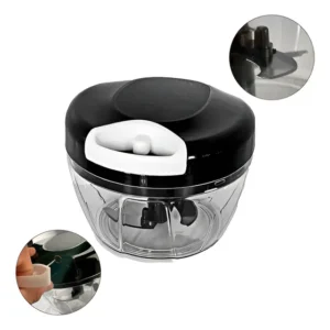 Mini Processador de Alimentos Relet 500ml 3 Lâminas Preto