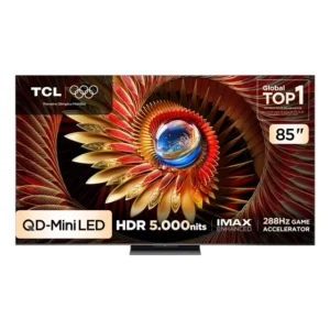 Smart Tv Tcl 85 Qd-mini Led 4k Android Wifi Bluetooth 4 Hdmi Google Tv 120hz Vrr Hdr10+ 85c8k