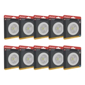 Kit 10 Spot Led Redondo Embutir 3000k 5w Avant Cor Branco-quente 3000K