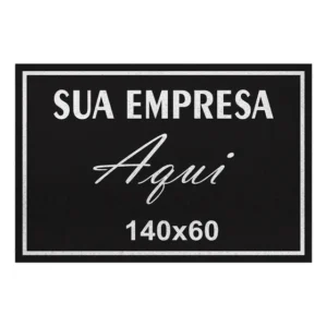 Tapete Capacheria Capacho Personalizado 140x60 personalizado - de 1.4m x 60m