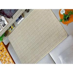 Tapete Sala Sisal 2,00x1,50m Antialérgico Antiderrapante Lavável Lancer