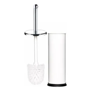 Escova Sanitária Hercules Inox Branca Cinza