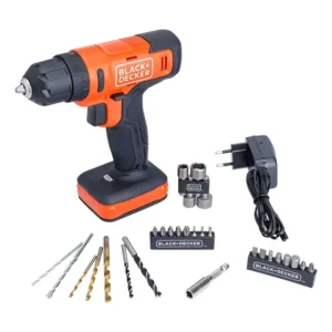 Parafusadeira/furadeira Impacto 12v Black+decker Bcd712vhdk Laranja