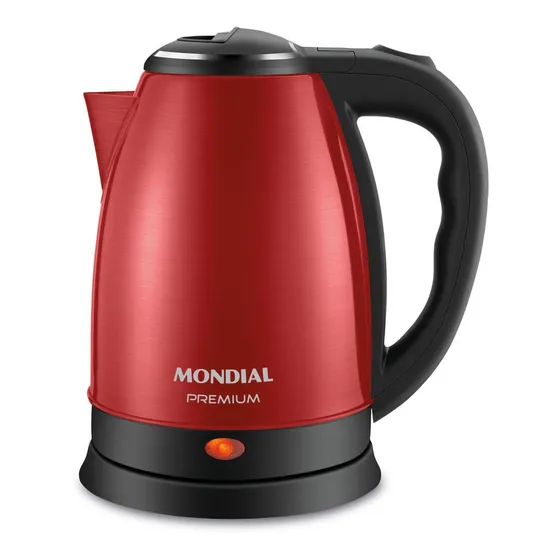 Chaleira Elétrica Mondial Premium CE-06-R Cor Vermelho/Inox