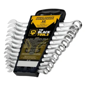 Jogo Chave Combinada Boca Estrela 6 A 22mm 12 Peças Crv Prateado