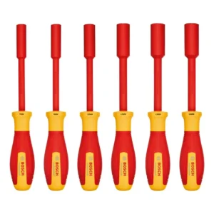 Jogo De Chaves Canhao Bosch Vde 1000v 6 Peças Amarelo