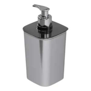 Porta Sabonete Liquido Metalizado Com Trava Classic Plasutil