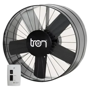 Exaustor Tron 400mm Axial Bivolt Grafite Industrial 127/220v