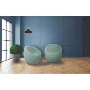 Poltrona Oca Salvia Em Polietileno Tramontina Verde-claro Liso