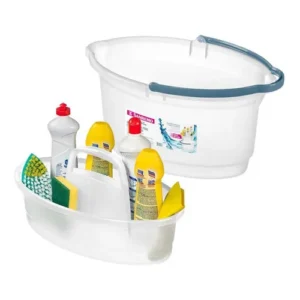 Balde 14 Litros Oval + Cesto Balaio Carregar Produto Limpeza