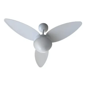 Ventilador Teto Aires Branco 3 Pás Controle Remoto Luminária Silencioso Inverter Ventisol