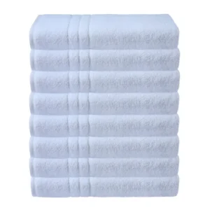 Kit Com 8 Toalhas De Rosto Hotelaria 400 G/m² Teka Profiline Branco