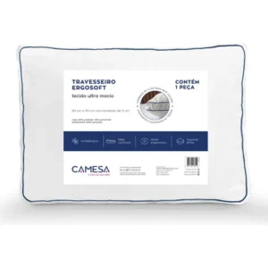 Travesseiro Camesa Hotelaria Ergosoft Suporte firme 50cm x 70cm