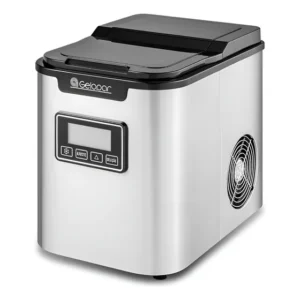 Máquina De Gelo Em Cubo Portátil Gelopar 12kg Gelo/dia 220v 220v Preto/inox