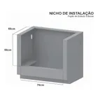 Fogão a Gás de Embutir Venax Picasso Line 5 Bocas Mesa de Vidro Acendimento Automático Bivolt - Imagem 3