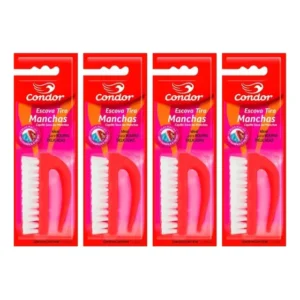 Kit 4 Un Escova Tira Manchas Roupas Delicadas - Condor
