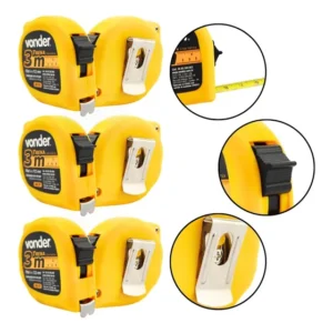 Kit 6 Trenas Curta De Aço 3 Metros Alta Qualidade - Vonder
