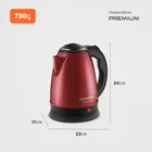 Chaleira Elétrica Mondial Premium CE-06-R Cor Vermelho/Inox - Imagem 7