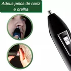 Barbeador Eletrico 3 Em 1 Depilador Intimo Masculino Indolor Preto 127/220v - Imagem 5