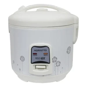 Panela Elétrica De Arroz Legumes 6 Xícaras Antiaderente Riso Cor Branco Frequência 60 Hz