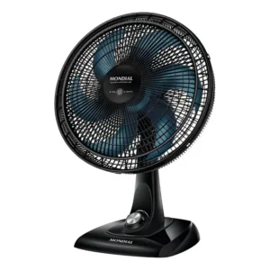 Ventilador De Mesa Mondial 6 Pás 140w Vsp-40-ap Preto - Pás Azul Diâmetro 40 cm