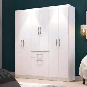 Guarda-roupa Casal 6 Portas 1 Porta Basculante 1 Gaveta Wt