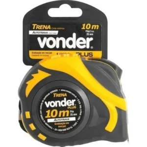 Trena Curta De Aço Autotrava 10m X 25mm Vonder