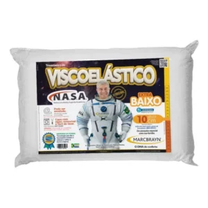 Travesseiro Nasa Extra Baixo 10cm Marcbrayn
